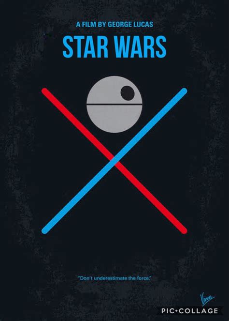 Star Wars minimalist poster | George lucas star wars, Movie posters ...