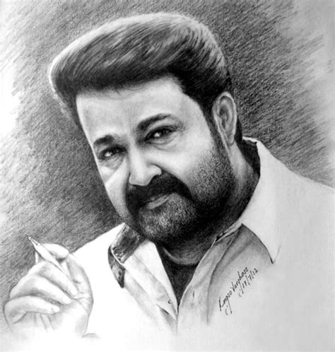 Mohanlal Pencil Drawing Hd Images - pencildrawing2019