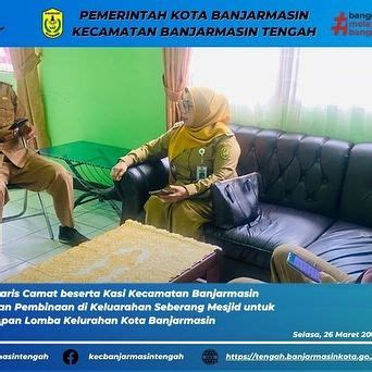 Camat Sekretaris Camat Beserta Kasi Kecamatan Banjarmasin Tengah