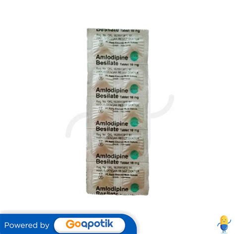 Ulasan Produk Amlodipine Rama Mg Strip Tablet