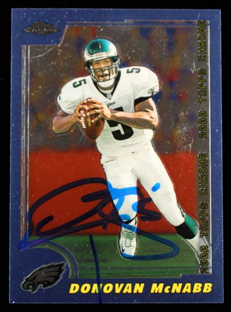 Donovan Mcnabb Signed Topps Chrome Jsa Pristine Auction