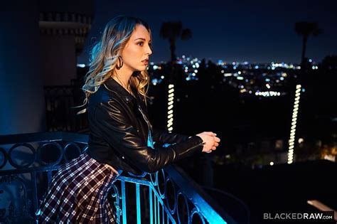 Lily Larimar Blonde Blacked Raw Jacket Outdoors Women HD Wallpaper Wallpaperbetter