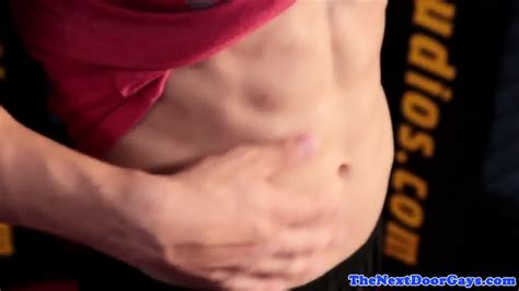 Athletic Hunk Shows Round Ass And Wanks Solo