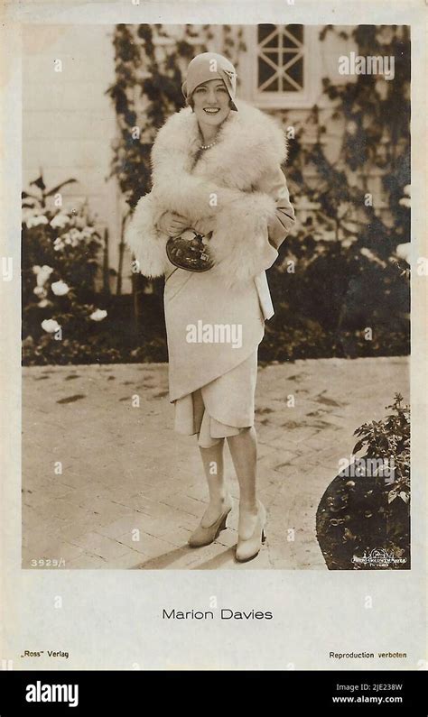 Portrait Of Marion Davies 007 Hollywood Silent Movie Actress Stock