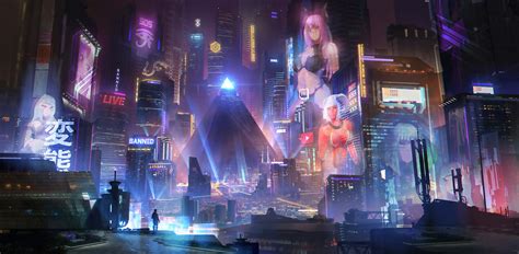 Cyberpunk City / SNOW SOS by Jordan Grimmer : r/ImaginaryCityscapes