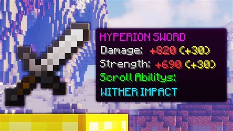 Hyperion Sword In Hypixel Skyblock Ultimate Guide