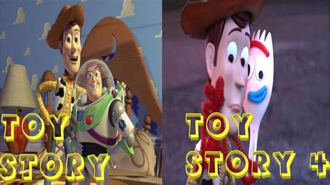 Toy Story Vs Toy Story 4 Infinity And Beyond Youtube