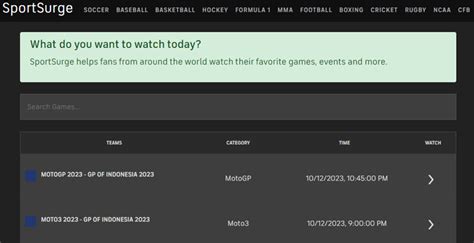 sports  sites updated