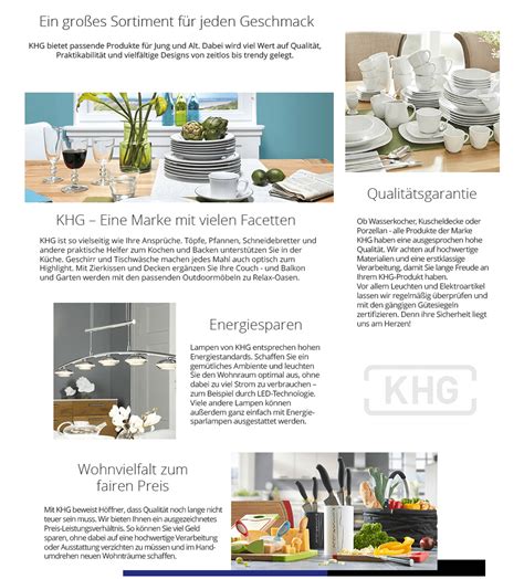 KHG Ihr Partner im Haushalt | Möbel Höffner