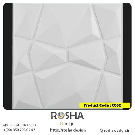 3D Wall Panel code C002 - Rosha