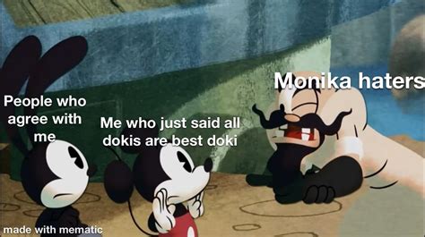 A meme I made with epic Mickey : r/DDLC