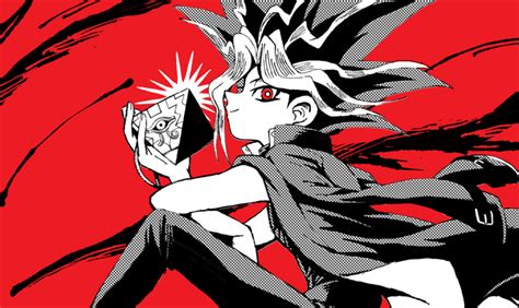 Selective Coloring Red Background Red Eyes Yami Yugi Yu Gi Oh