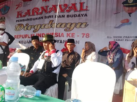 EFORIA KARNAFAL MEMERIAHKAN HUT RI KE 78 DI KC PAGUYANGAN Tribun