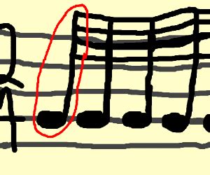 128th note (music) - Drawception