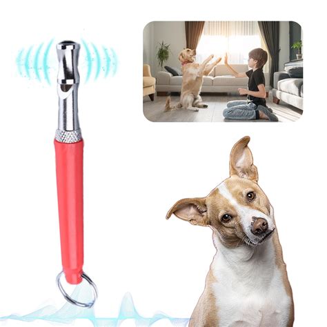 Rewenti Training Whistle Adjustable Frequency Stop Barking Whistle