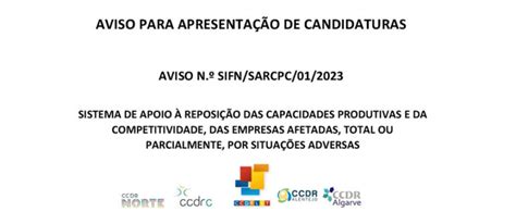 AVISO PARA APRESENTAÇÃO DE CANDIDATURAS Comissão de Coordenação e