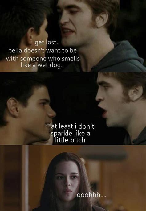 The Twilight Saga Movie Quote With Two Images And One Saying That Reads