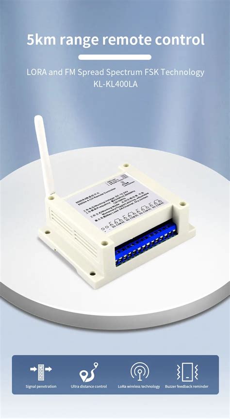 Wireless 433mhz Transmitter Rf Lora Long Range Controller Switch And