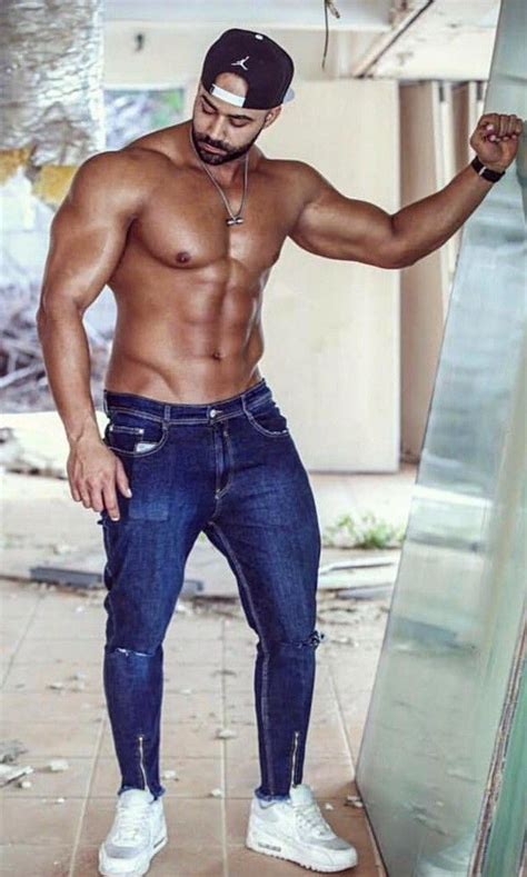 Muscle Hunks Mens Muscle Middle Eastern Men Chaps Jeans Hispanic