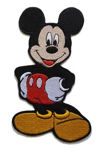 Parche Bordado Raton Mickey Mouse Disney Dibujos Animados Cuotas Sin