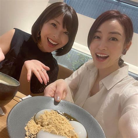 小尾渚沙さんのインスタグラム写真 小尾渚沙instagram「えりなっちと“和カフェ”デート ️ このみずくず餅、賞味期限20分なん