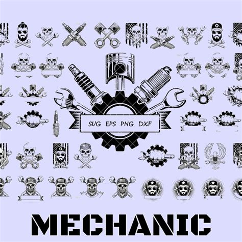 Mechanic Svg Bundle Mechanic Tools Svg Bundle Masterbundles