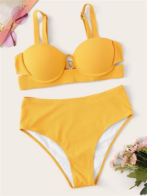 Cute Yellow Bikini Set Swimsuit To Try Artofit