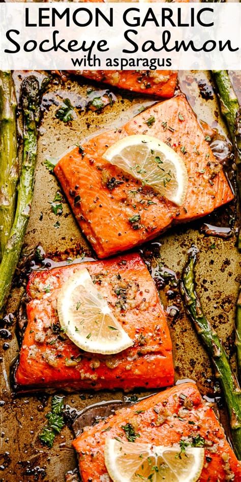 Baked Sockeye Salmon Easy Oven Baked Salmon