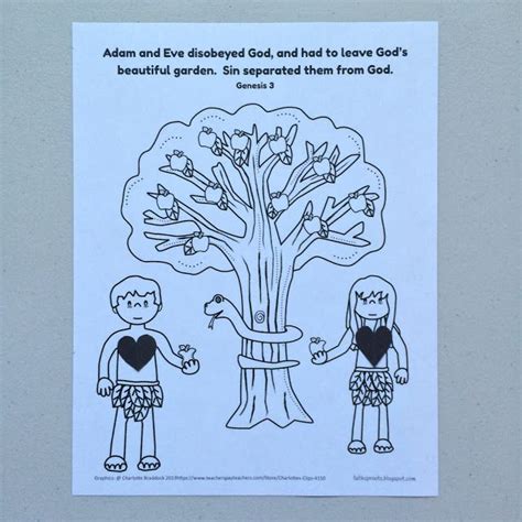 Adam And Eve Printable Craft