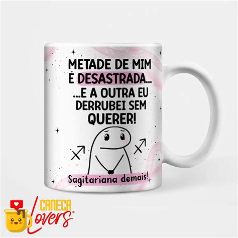 Caneca Flork Signos Sagitariana Caneca Lovers