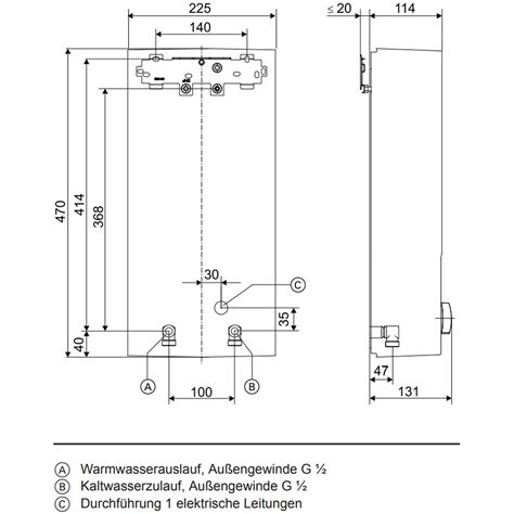 Viessmann Komfort Durchlauferhitzer Vitotherm Ei Kw