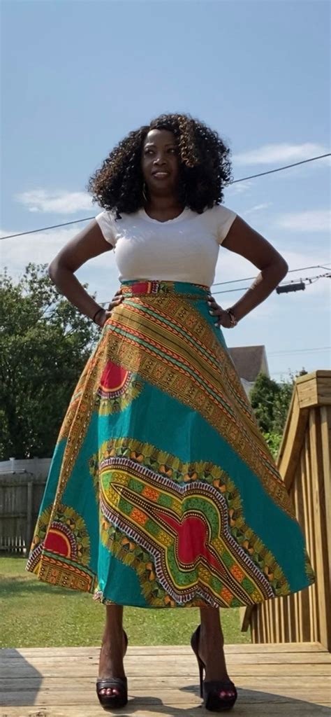 African Print Dress African Print Fabric Dashiki Skirt Wrap Skirts African Culture African