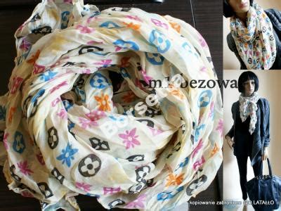 Monogram chusta SZAL PAREO do bikini BEŻOWA 4366023489 oficjalne archiwum Allegro