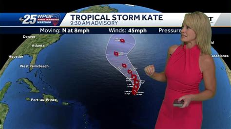 Tropical Storm Kate Develops In Atlantic