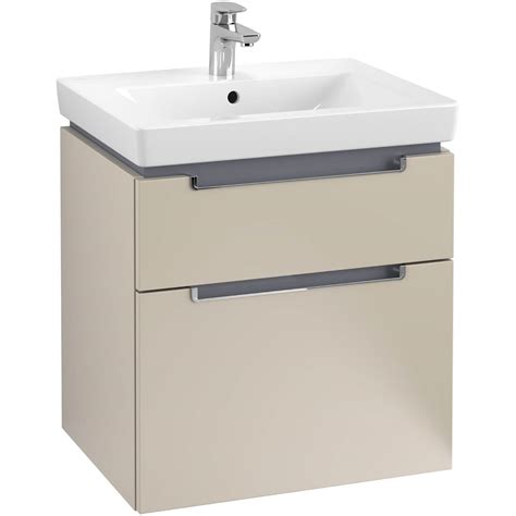 Villeroy And Boch Subway 20 Two Pull Out Compartments Wall Hung Vanity