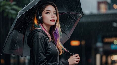 Perfect Lofi Chillhop Music With Rain Sounds For Work Or Study