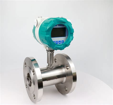 Tri Clamp Turbine Flow Meter Turbine Food Type Flow Meter Flange Type