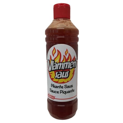 Vlammen Saus Pikante Sauce Ml Flasche