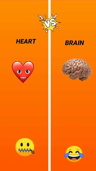 Heart Vs Brain Youtube