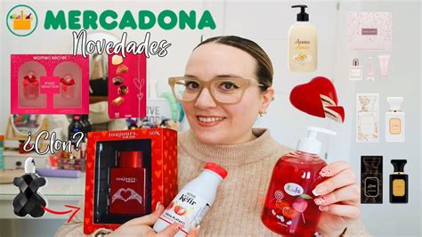 NOVEDADES MERCADONA NUEVOS PERFUMES y LOTES TARTA SAN VALENTÍN