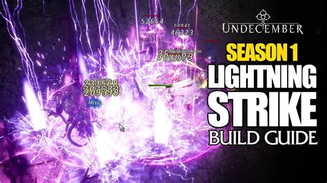 UNDECEMBER Lightning Strike Build Guide Season 1 YouTube