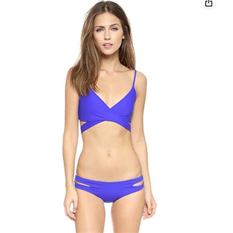 L Space Swim Lspace Estella Bikini Bottoms Blue Iris Poshmark