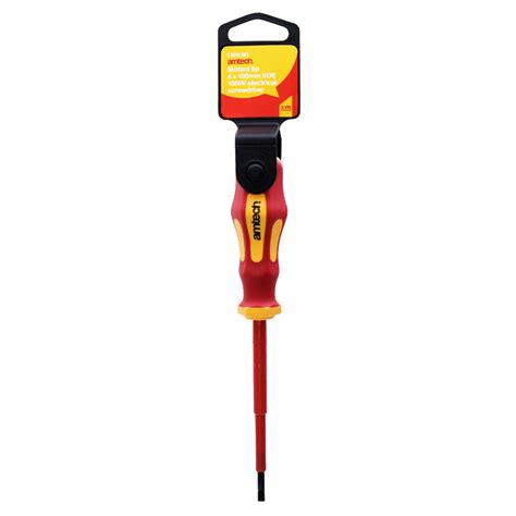 4mm X 100mm Slotted Vde™ 1000v Electrical Screwdriver Amtech