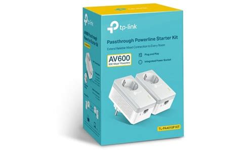 Pack De 2 CPL Filaire TP LINK TL PA4010P KIT V5 600 Mbit S CPL TP