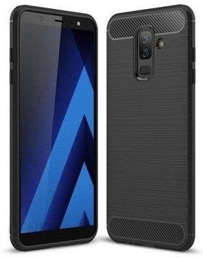 Case Etui Carbon Lux Czarny Samsung Galaxy A Plus Etui Na