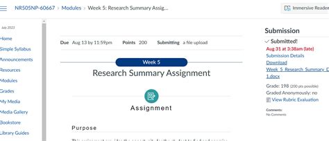 Solution NR 505NP Week 5 Assignment Research Summary Table Worksheet