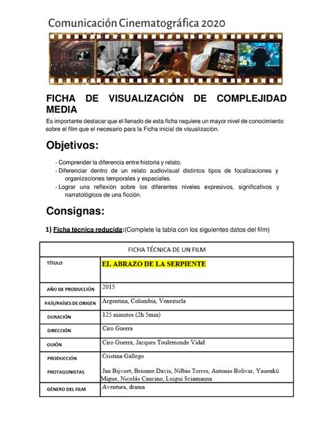 Fichas de visualización de complejidad media Comunicación