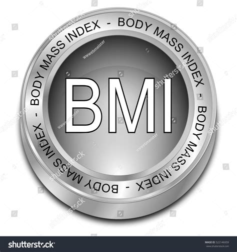 Bmi Body Mass Index Button D Stock Illustration Shutterstock