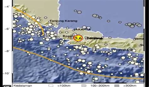 Gempa 5 6 M Guncang Cianjur Dirasakan Hingga Di Depok Dan Jakarta