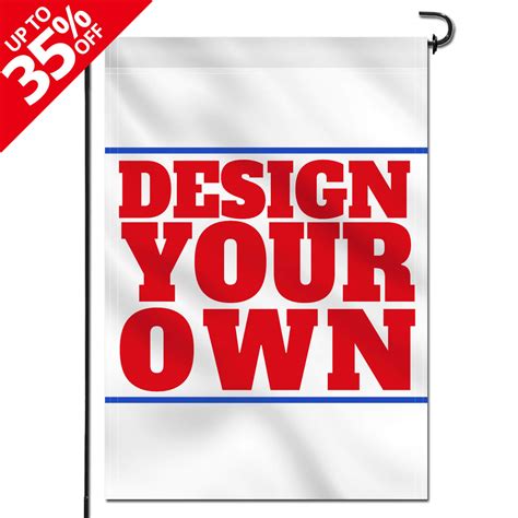 Custom Garden Flag - Personalized Yard Decoration for Sale at Anley